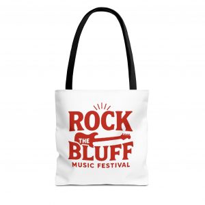 Rock the Bluff Music Festival Tote Bag
