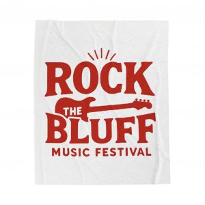 Rock the Bluff Music Festival Plush Blanket